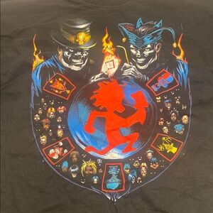 Insane Clown Posse Gathering of the Juggalos 2001 Vintage Black Graphic Tee